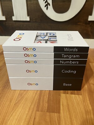 Osmo Learning Lot - Includes Base, Numbers, Words, Tangram & Coding