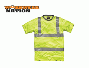 Hi vis t shirt dickies Clearance