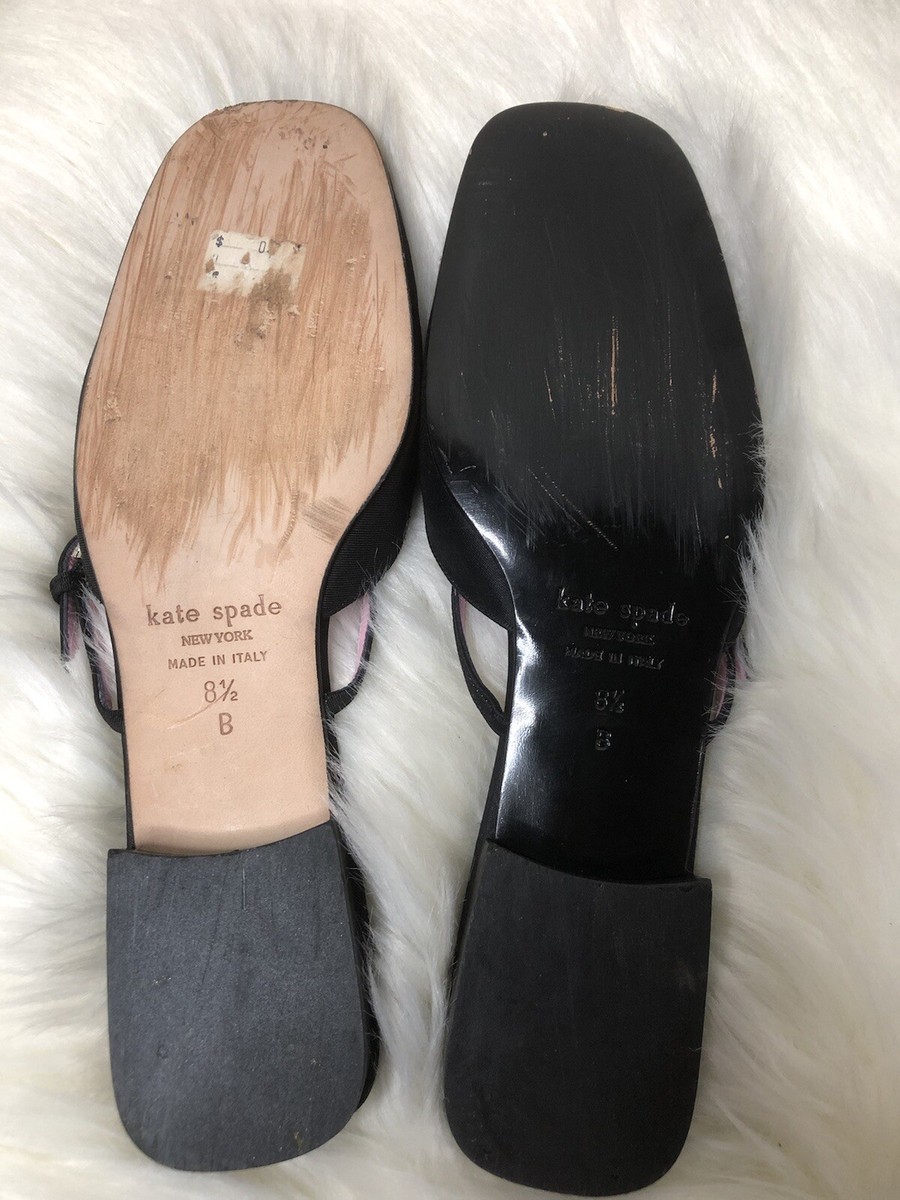 ⭐︎キフウ⭐︎ katespade 黒 エナメル フラットシューズ サイズ