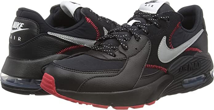 6SDM20 Nike シューズ ブラック/レッド サイズ26.5 Size 10 - Nike Air Max Excee Black Sport Red for sale online