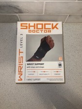 Shock Doctor Wrist Support level 3 Support w/ Stays Straps SIZE M NIB