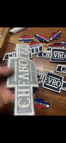 Vintage Blue bowtie Chevrolet Patches Lot Of 16 - Picture 6 of 7