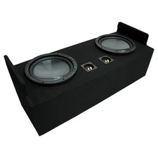 1982-2004 Chevy S-10 Extended Cab Truck Harmony R124 Dual 12" Sub Box Enclosure