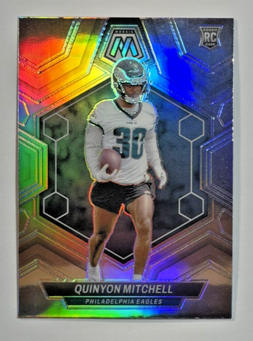 Quinyon Mitchell Rookie 2024 Mosaic Silver Prizm #322 Eagles RC