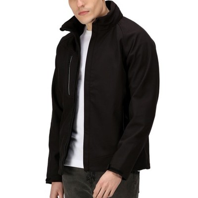 Regatta Professional Mens Apex Waterproof Breathable Softshell Jacket - Black