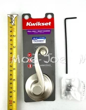 Kwikset Right Handed Pull Only  Lever Satin Nickel,  883351044677,  97880-681