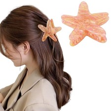 Starfish Hair Clips, Cute Animal Hair Claw Clip for Women Girls, Acetate Mari...