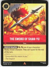 The Sword of Shan Yu 152/204 Reign of Jafar Disney Lorcana