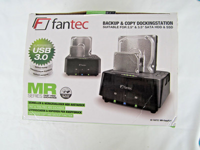 FANTEC MR-CopyDU3e HDD Docking Station mit USB 3.0 & eSATA