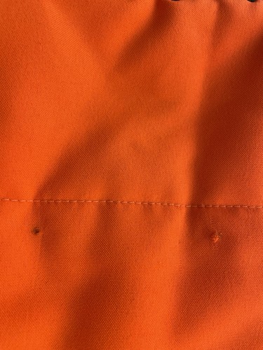 Chaleco de caza reversible grande vintage para hombre cremallera completa camuflaje naranja brillante - Imagen 10 de 10