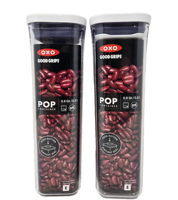 OXO Good Grips POP Container - Airtight Food Storage - 0.8 Qt, (2 PACK)