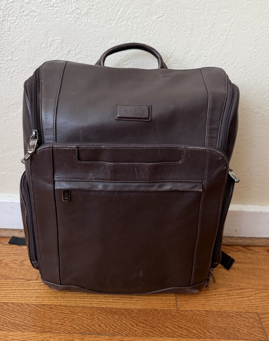 Hartmann Backpack Leather View 4