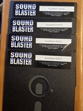 Vintage Sound Blaster 5.25  Floppy Software Disk 1989/91