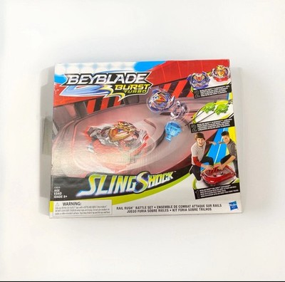 Beyblade Burst Turbo Slingshock Rail Rush Set Valtyrek V4 Z