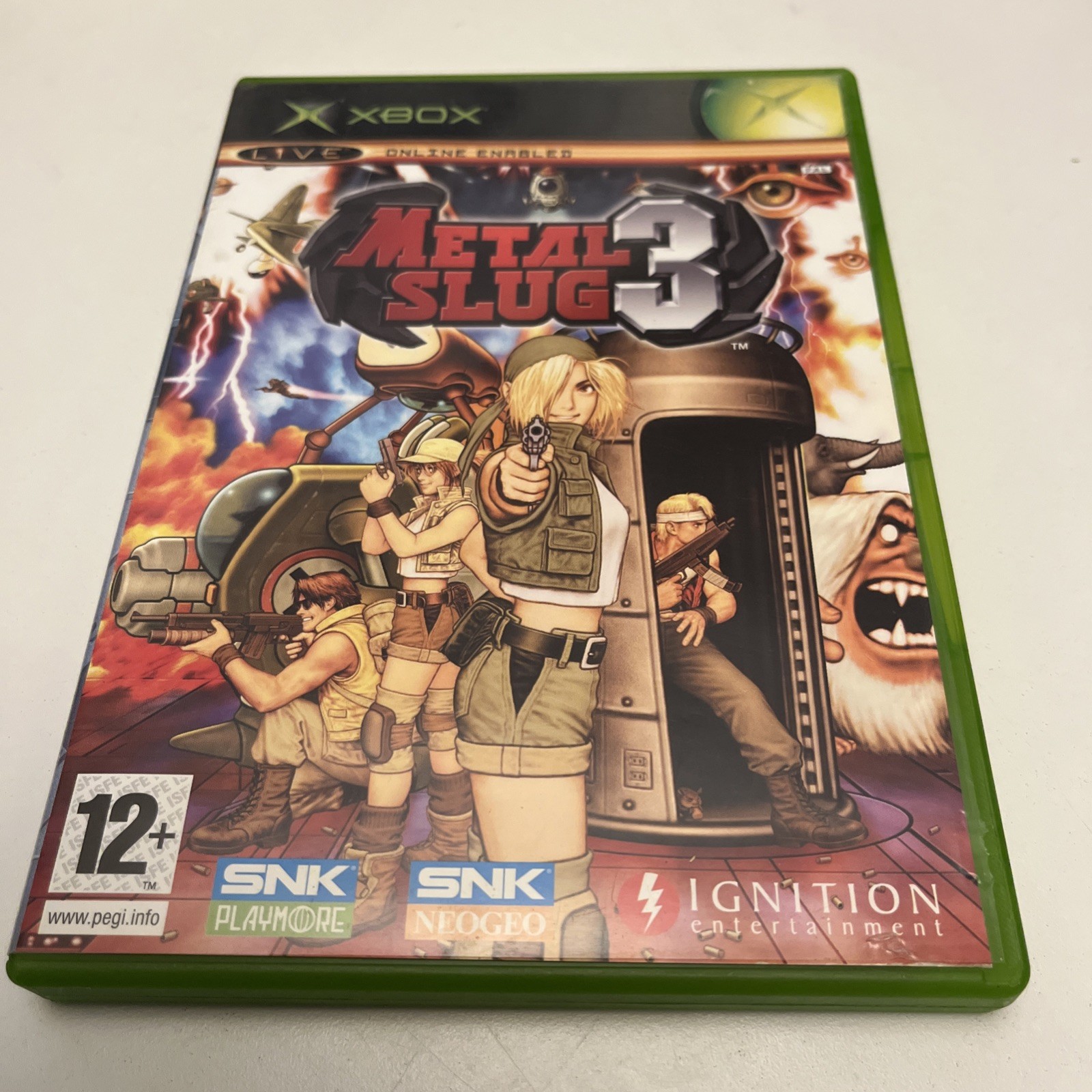 Metal Slug 3 Microsoft Xbox Original Game PAL - VGC with manual