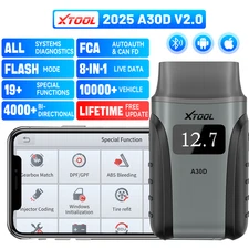 XTOOL A30D V2.0 Bluetooth OBD2 Scanner Bidirectional Full System Diagnostic Tool