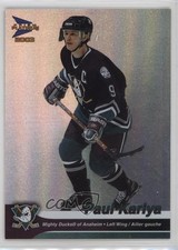 2002-03 Pacific Prism Platinum McDonald's Paul Kariya #1 HOF e0k