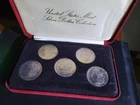 Set of 5 Morgan Silver Dollars 1878 -1882 (S Mint)
