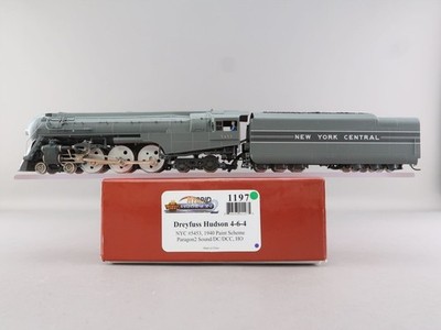 Broadway Limited 1197 Brass Hybrid NYC Dreyfuss Hudson #5453 Paragon 2 HO Scale