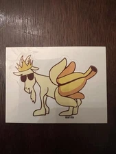 GOAT USA Banana Peel Goat Sticker. Single Sticker. Brand New.