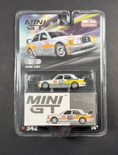 1/64 MINI GT MERCEDES 190E 2.5-16 EVOLUTION II #65 AMG MOTORENBAU 1990 DTM MIJO