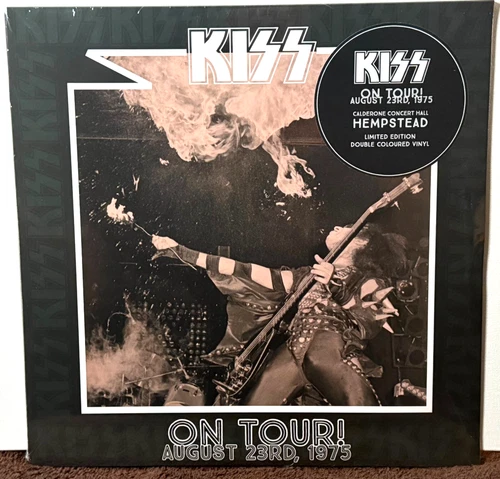 KISS EU Import Vinyl 'ON TOUR HEMPSTEAD' 2 LP SEALED 1975 Clear Vinyl NEW