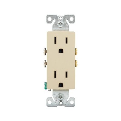 Eaton Wiring Devices 1107V-BOX - Recp Deco Duplex 15A 125V 2P3W IV - 10EA