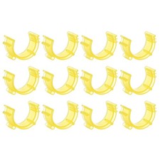 50pcs Sewing Bobbin Holder Bobbin Clips Plastic Bobbin Clamps, Yellow