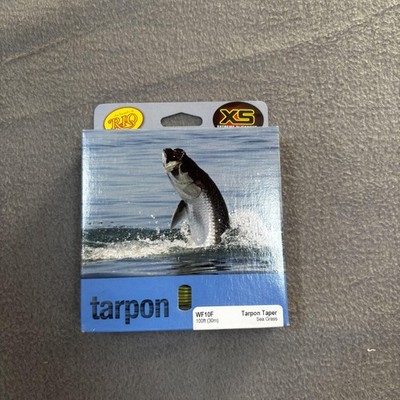 RIO Tarpon Taper Saltwater Fly Line WF10F Sea Grass 100ft Floating Made USA XS
