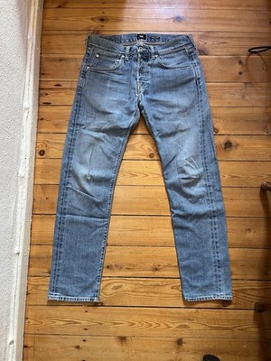 Edwin ED-55 Jeans Regular Tapered, Größe 32x32 Japanese Denim Blau