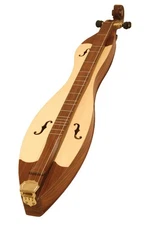 Roosebeck DMCRT4 4-String Cutaway Mountain Dulcimer, F-Hole Openings and