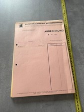 Antiquarisches: Abrechnungsblock Bärenbrauerei AG Schwenningen, 1960er Jahre