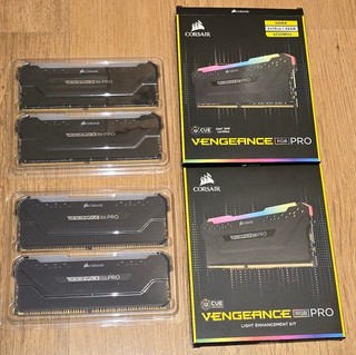 Corsair Vengeance RGB PRO 32GB DDR4 Kit 3200MHz CL16 Light Enhancement Kit!