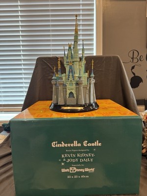 Disney Parks WDW 50th Anniversary Cinderella Castle Figurine By