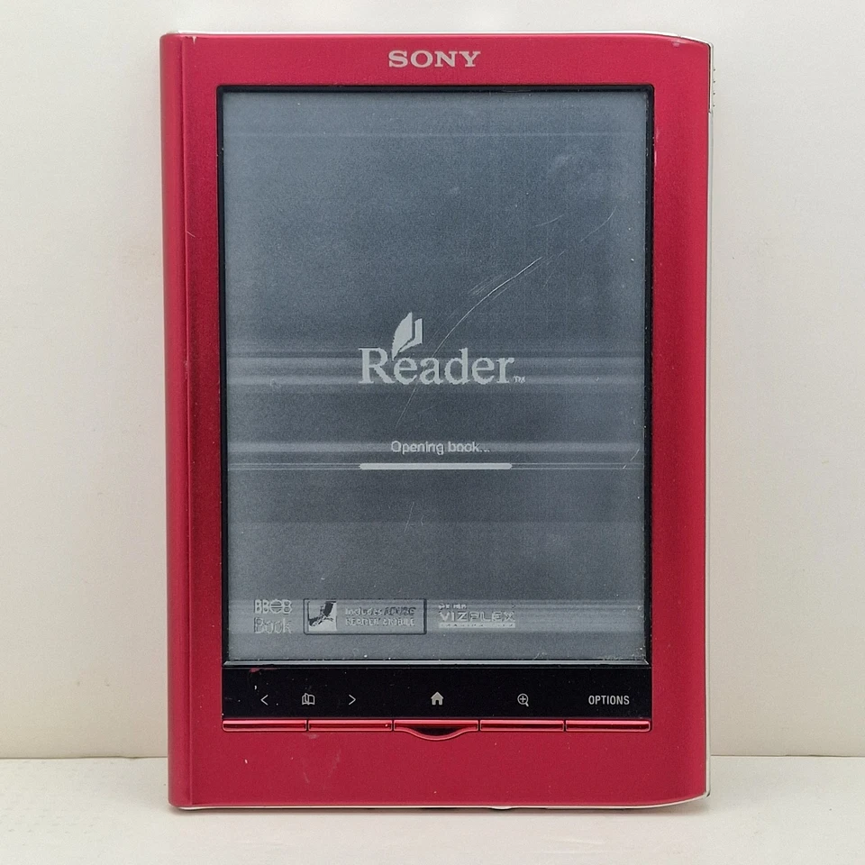 Sony Digital Book Reader PRS-650 Red Touchscreen 2GB EReader For Parts or Repair - Image 2 of 4