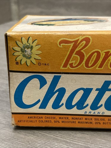 1950’s Borden’s Chateau Cheese Spread Box Advertising - Picture 10 of 23