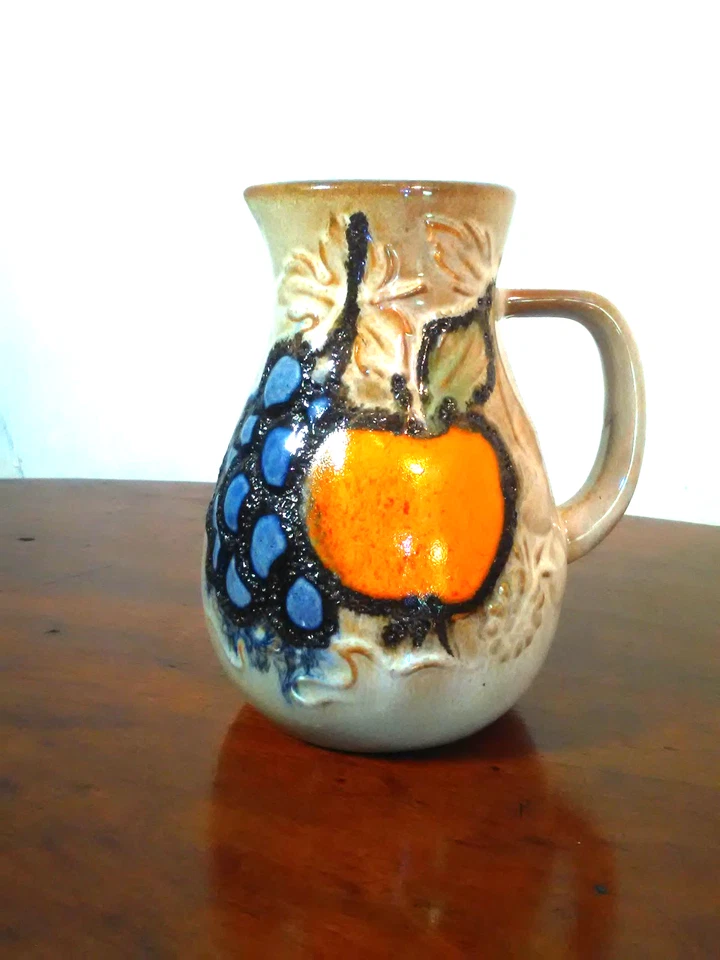 Bay Keramik Vase abstrakt modern "Pop-Art" Design Fat Lava Modernist Mid Century