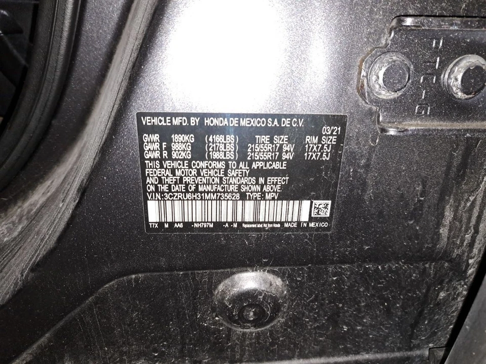 Unidad de actuador/bomba de freno antibloqueo Abs 2021 Hr-v Sku#4244980 Foto 2 de 4