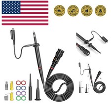 High Voltage Oscilloscope Probe 100:1 2KV 250MHz Alligator Crocodile Clip BNC...