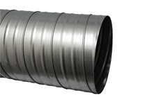 Wickelfalzrohr DN 100 / 1m, L&uuml;ftungsrohr, Abluftrohr, L&uuml;ftung (8,90 EUR/m)