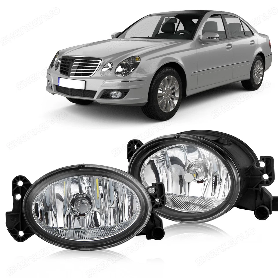 Juego de luces antiniebla delanteras para Mercedes Benz ML350 2008-2011 C300 2006-2011 con bombilla Foto 2 de 4