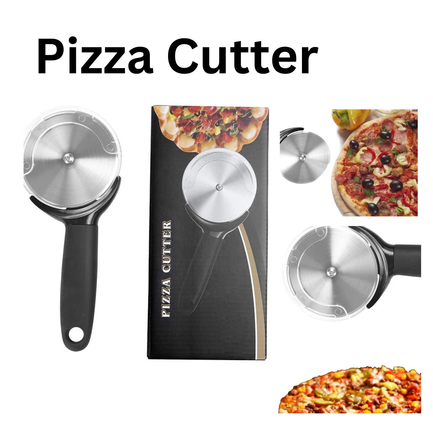 Pizza Cutter Stainless Steel 3.5" Wheel/ Pizza and Dish Cutter
Opens in a new window or tab