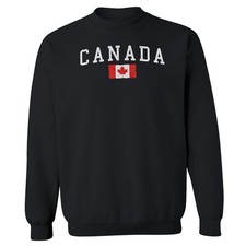 Canada Day - Canadian Flag Patriotic Dominion Day Unisex Crewneck Sweatshirt