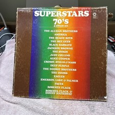 LP Vinyls SUPERSTARS OF THE 70&rsquo;s 4 Album Set