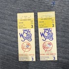 Lot (2) 1978 World Series Ticket Stubs Game 3 Los Angeles Dodgers NY Yankees — photo 1