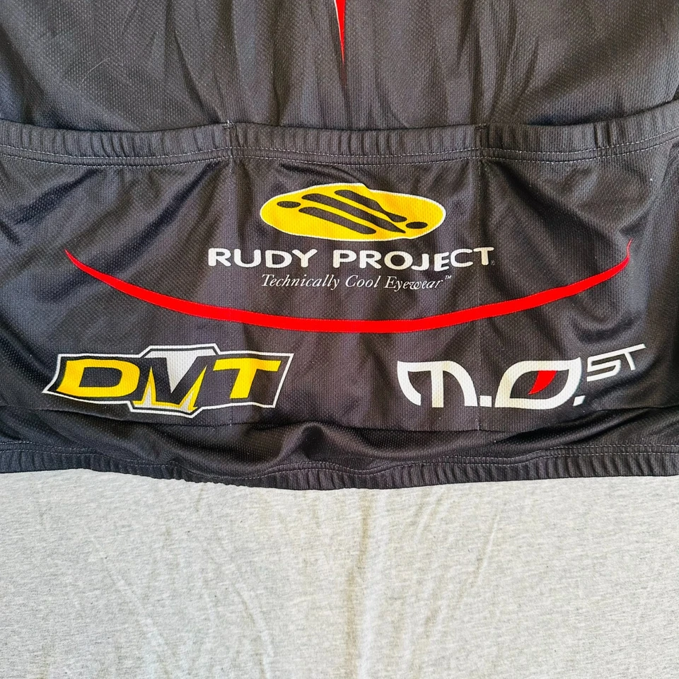 Camiseta deportiva de ciclismo vintage Giordana Pinarello DVT CORIMA MOST roja blanca Italia Foto 3 de 4