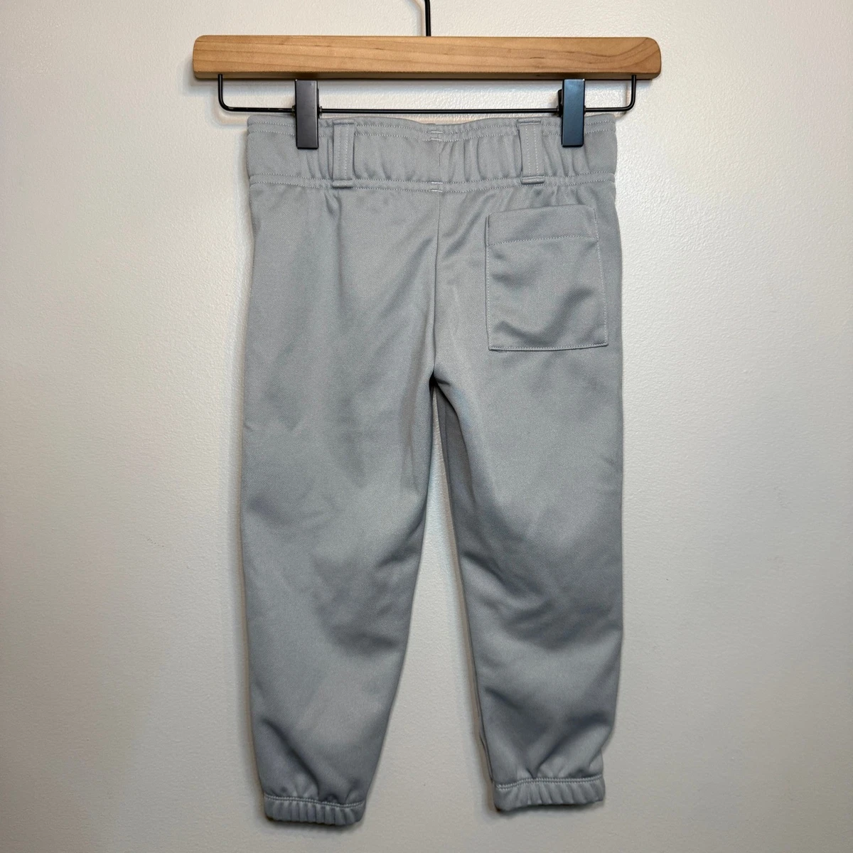 Under Armour Boys Grey Baseball Pants Youth XXS Elastic Waist Athletic