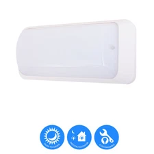 Dusk to Dawn Light Sensor Wall Ceiling Safety Security In/ Outdoor LED Light 