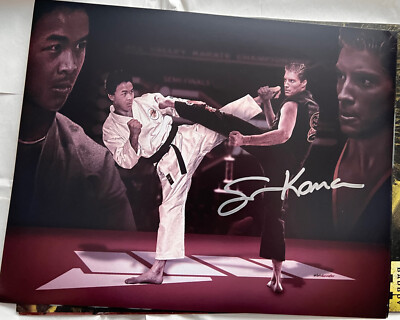 Sean Kanan signiertes Karate Kid Cobra Kai 11 x 14 Foto Echtheitszertifikat