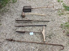 5148 RARI ANTICHI ATTREZZI RURALI CONTADINI VECCHI MESTIERI D'EPOCA STRUMENTI